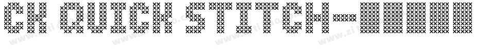 CK Quick Stitch字体转换